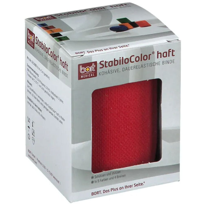 BORT STABILOCOLOR haft 8cm rot, 1 St. Binde