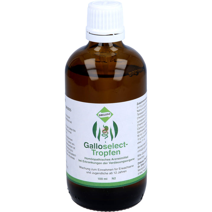 Galloselect Tropfen bei Erkrankungen der Verdauungsorgane, 100 ml Lösung