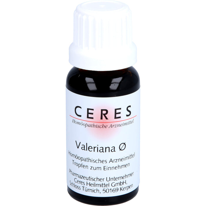 Ceres Valeriana Urtinktur, 20 ml TRO