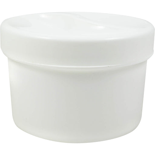 Gebissdose weiß mit Einsatz und Deckel, 1 St 