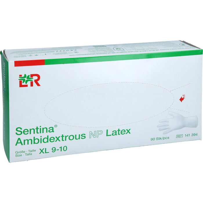 Sentina Ambidextrous XL ungepudert Handschuhe, 90 St. Handschuhe