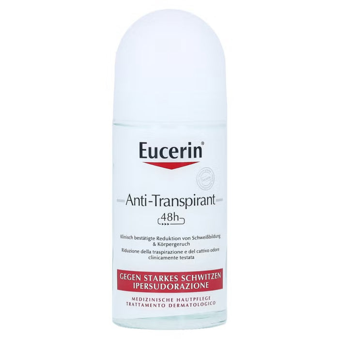 Eucerin Deodorant Antitranspirant Roll on 48h, 50 ml Lösung