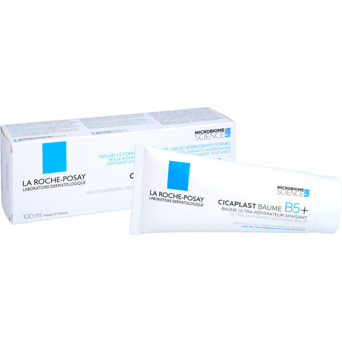 La Roche-Posay Cicaplast Baume B5+ Hautbarriere-reparierender und beruhigender Balsam, 100 ml Creme
