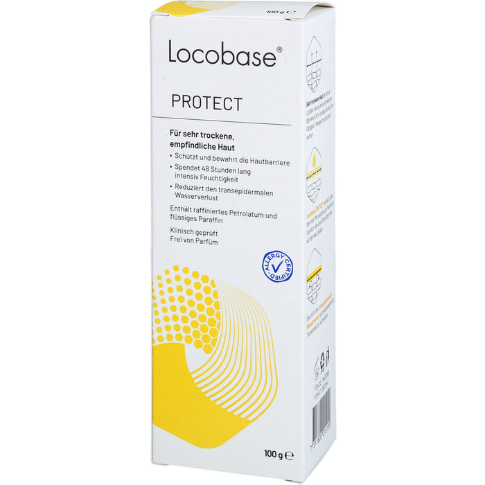 Locobase Protect lipidreiche Intensiv-Pflegecreme für sehr trockene, empfindliche Haut, 100 g Creme