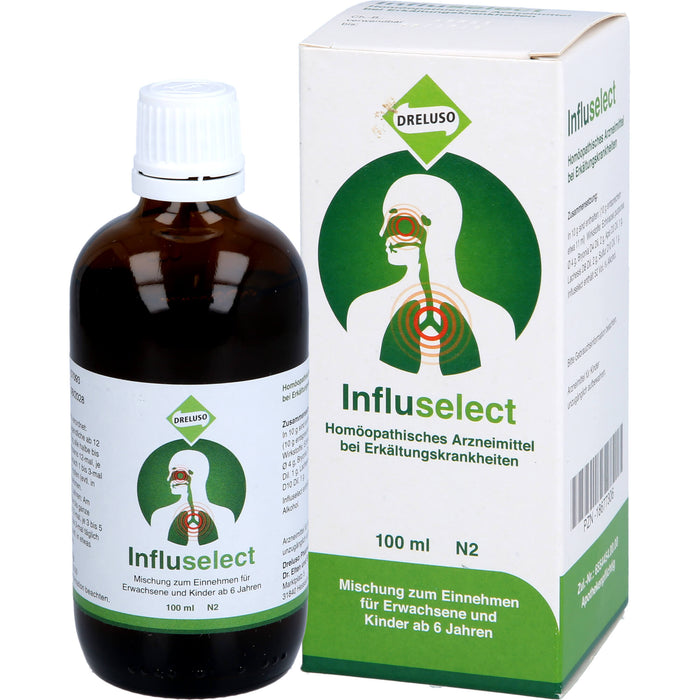 Influselect Mischung bei Erkältungskrankheiten, 100 ml Lösung