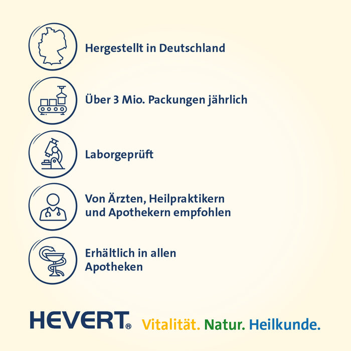Vitamin C Hevert 500 mg gepuffert, 60 St. Kapseln