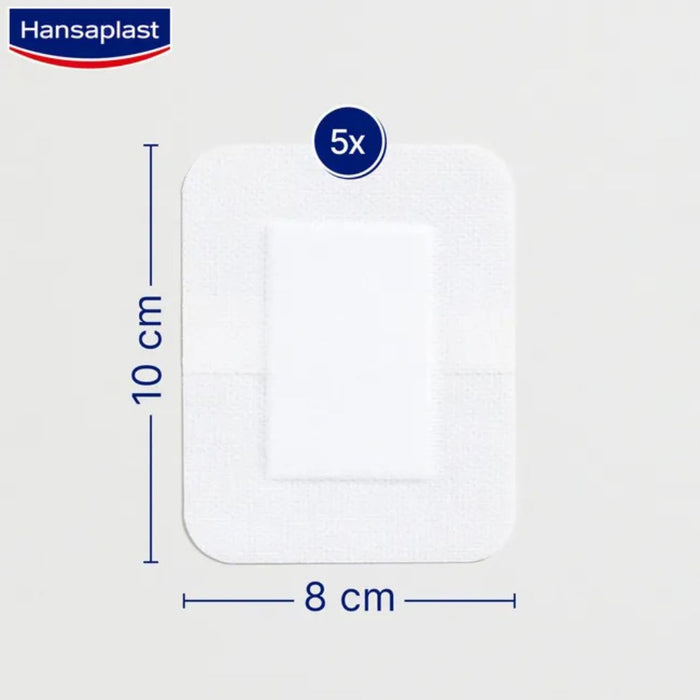 Hansaplast Wundverband Steril Sensitive 8x10cm, 5 St. Pflaster