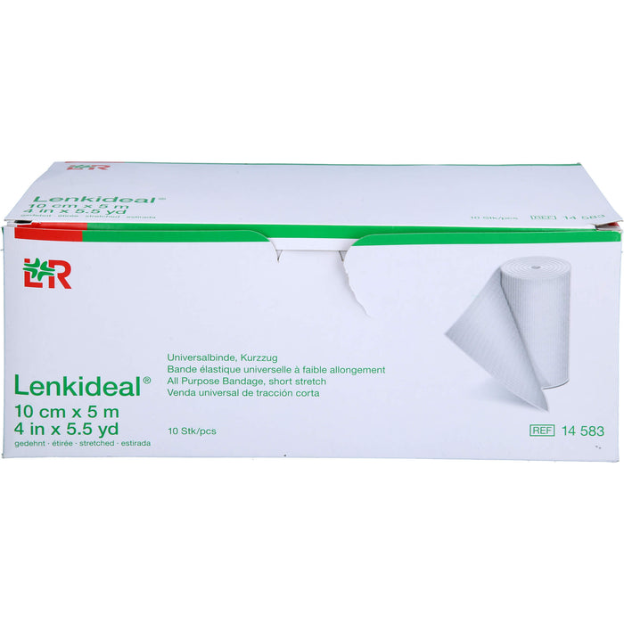 Lenkideal 5mx10cm mit Verbandklammern weiß, 10 St BIN
