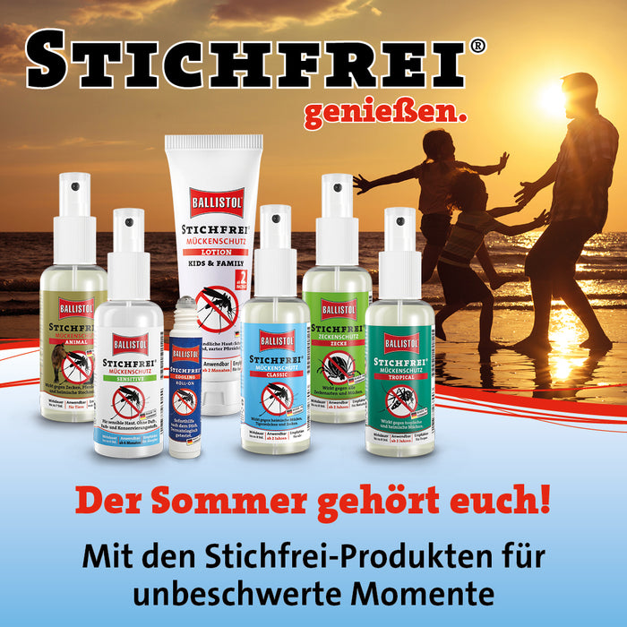 Stichfrei Classic Pumpspray hautfreundlicher Mücken- & Zeckenschutz, 20 ml Spray