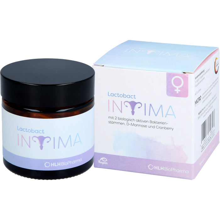 Lactobact INTIMA Kapseln bei Blasenentzündungen und Harnwegsinfekten sowie zur Stärkung der Intimflora, 30 St. Kapseln