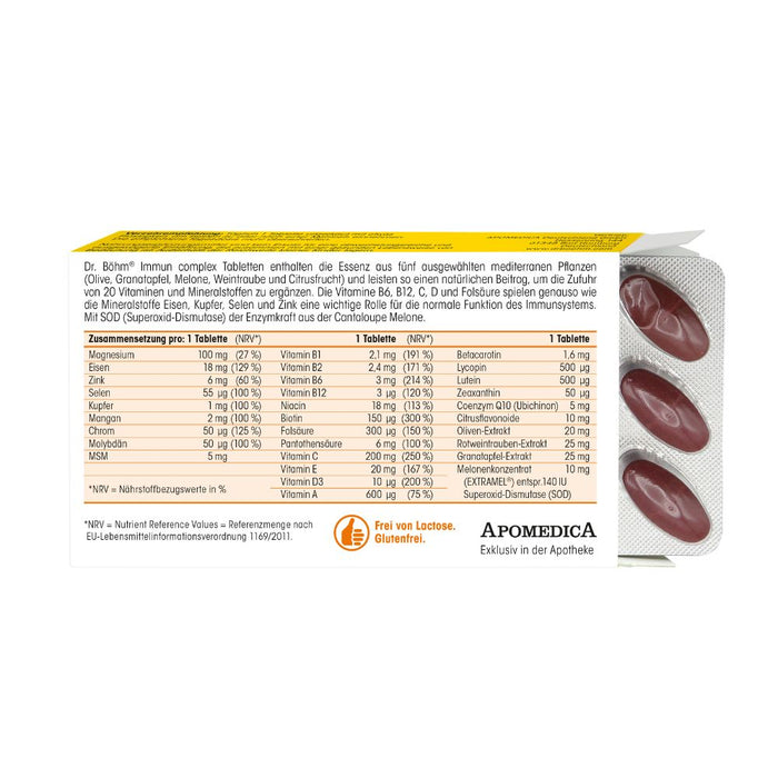 Dr. Böhm Immun complex, 30 St. Tabletten