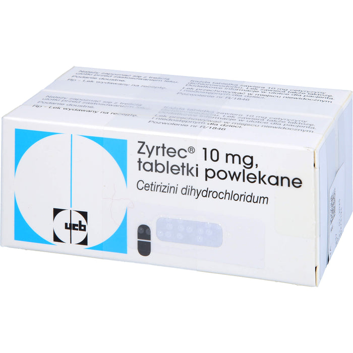 Zyrtec 10 mg ACA Filmtabletten bei Allergien, 100 St. Tabletten