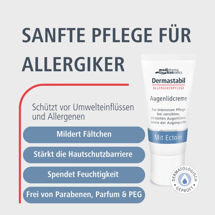 Dermastabil Augenlidcreme, 15 ml Creme