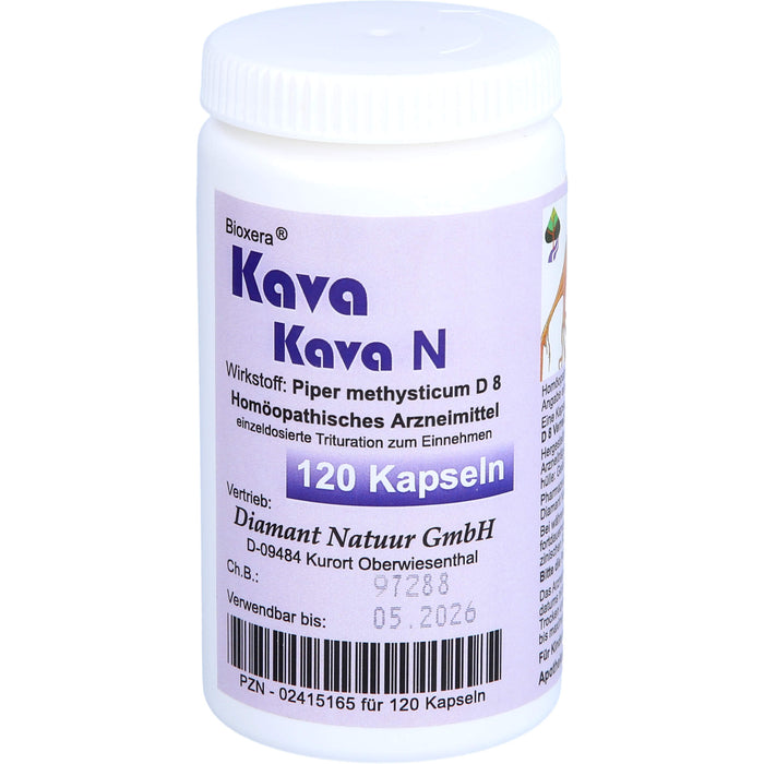 Bioxera Kava Kava N D8 Kapseln, 120 St. Kapseln