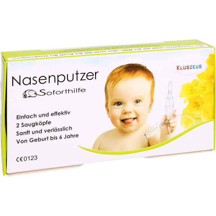 KLUGZEUG Nasenputzer Soforthilfe Nasensauger von Geburt bis 6 Jahren, 1 St. Nasensauger
