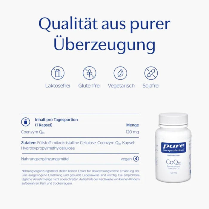 Pure Encapsulations CoQ10 120 mg Kapseln, 30 St. Kapseln