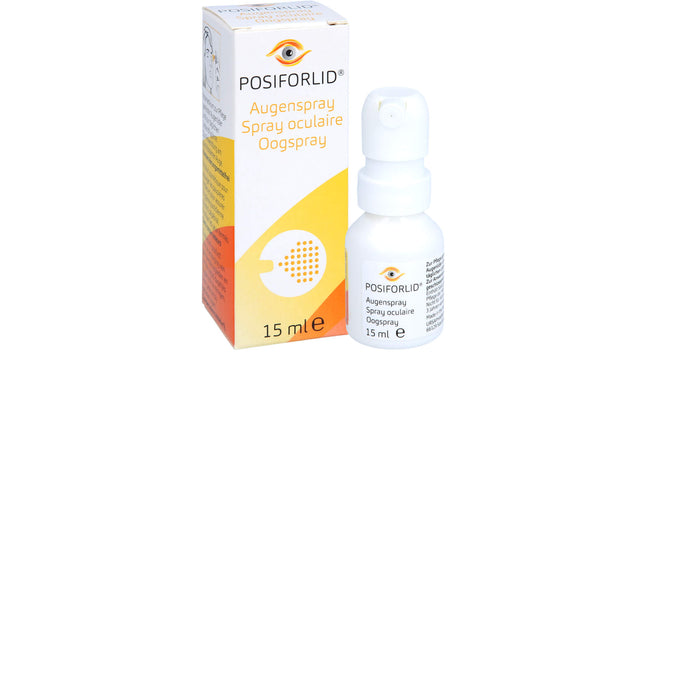 Posiforlid Augenspray zur Pflege gereizter Augenlider, 15 ml Lösung