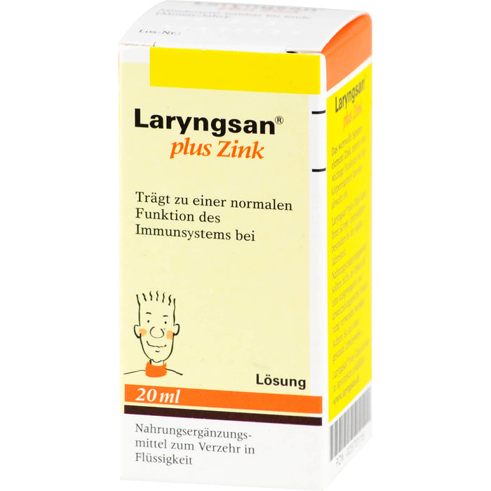 Laryngsan plus Zink Lösung, 20 ml Lösung