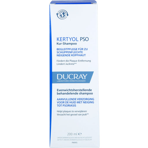 KERTYOL PSO ausgleichendes Kur-Shampoo für zu Schuppenflechte neigende Kopfhaut, 200 ml Shampoo