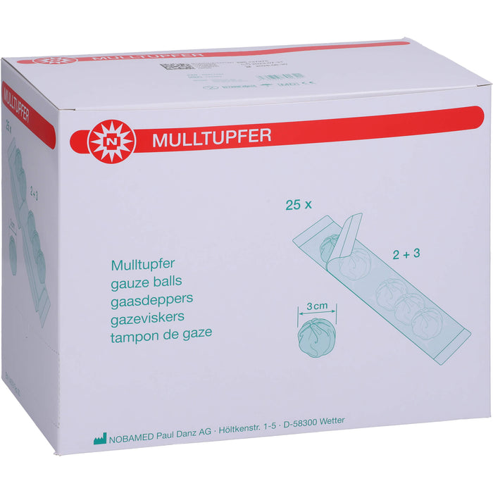 Tupfer 2+3 steril Set, 25 St TUP