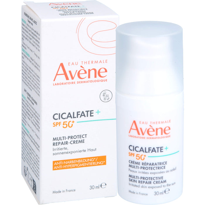 Avène Cicalfate Multi-Protect Repair-Creme SPF 50+ bei irritierter, sonnenexponierter Haut, 30 ml Creme