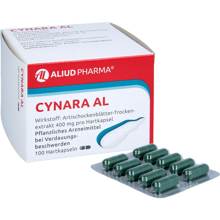 Cynara AL Kapseln bei Verdauungsbeschwerden, 100 St. Kapseln