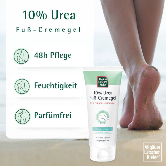 ALLGÄUER LATSCHENKIEFER 10% Urea Fuß Cremegel, 100 ml Creme