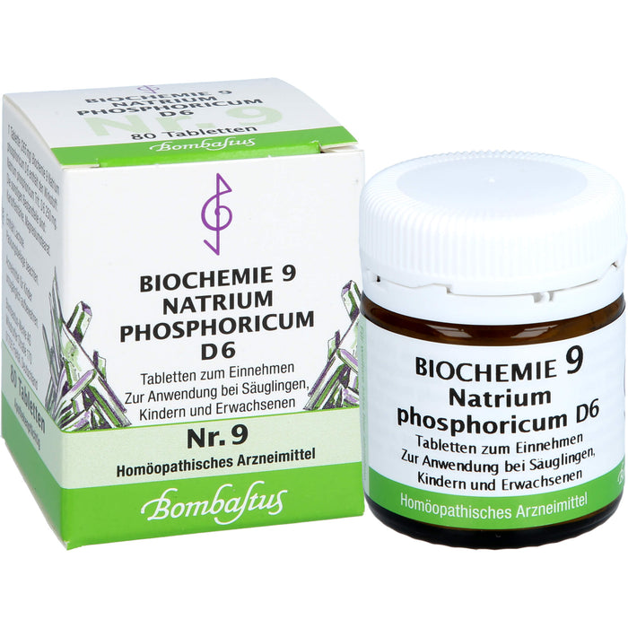 Biochemie 9 Natrium phosphoricum Bombastus D6 Tbl., 80 St TAB