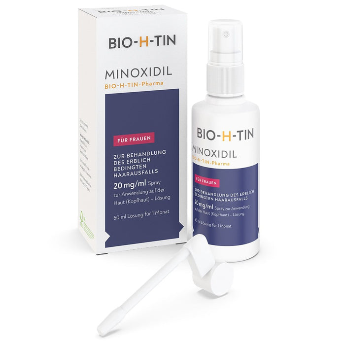 Minoxidil BIO-H-TIN Pharma 20 mg/ml für Frauen, 60 ml Lösung