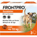 FRONTPRO Kautabletten gegen Zecken und Flöhe für Hunde (>4-10kg), 3 St. Tabletten