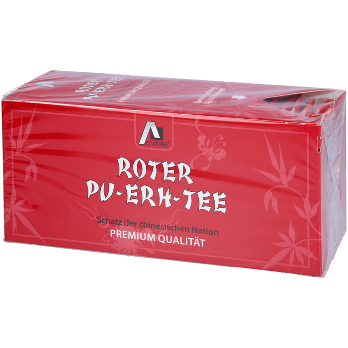 Avitale Roter Pu-Erh-Tee Spenderpackung, 20 g Filterbeutel