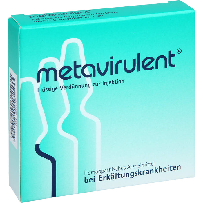metavirulent flüssige Verdünnung bei Erkältungskrankheiten, 5 St. Ampullen