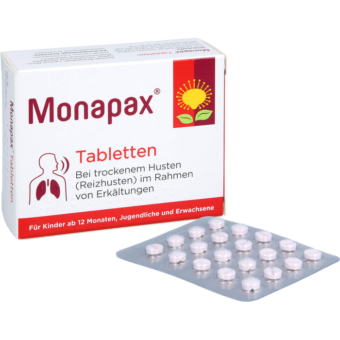 Monapax Tabletten bei trockenem Husten, 100 St. Tabletten