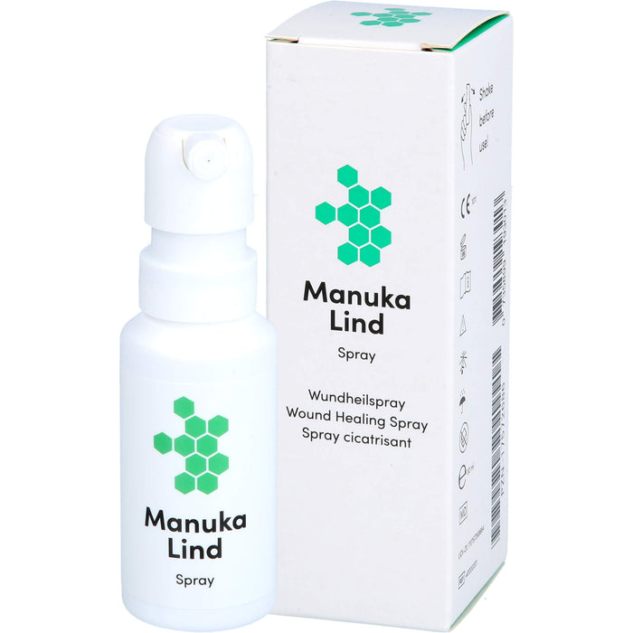 Manuka Lind Wundspray zur Behandlung von Wunden mit Mankua Honig, 30 ml Lösung