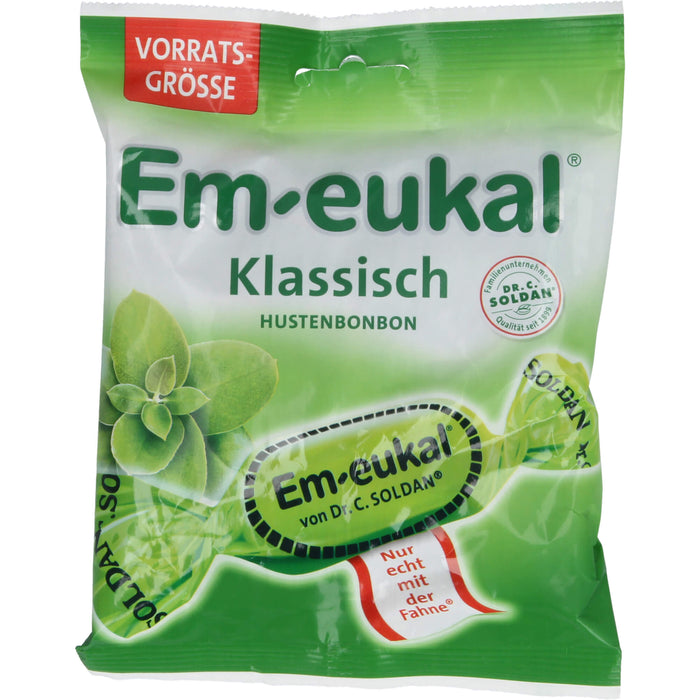 Em-eukal Klassisch Bonbons bei Husten und Heiserkeit, 150 g Bonbons