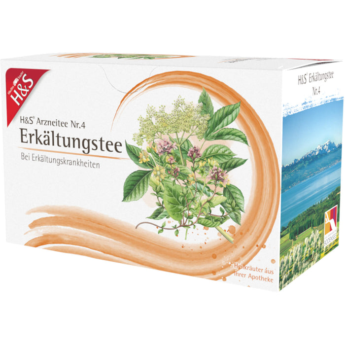 H&S Erkältungstee Arzneitee Nr. 4, 20 St. Filterbeutel