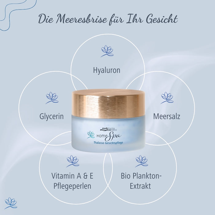 Medipharma Cosmetics Home Spa Thalasso Gesichtspflege, 50 ml Gel