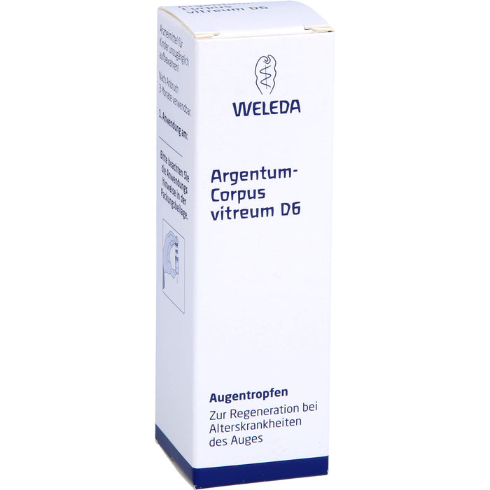 WELEDA Argentum corpus Vitreum D6 Augentropfen, 10 ml Lösung