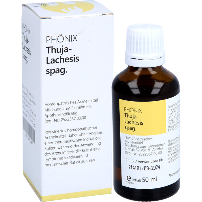 PHÖNIX Thuja-Lachesis spag. Tropfen, 50 ml Lösung