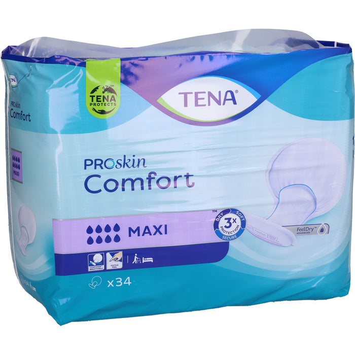 TENA PROSkin Comfort Maxi Vorlagen bei schwerer bis sehr schwerer Harninkontinenz, 68 St. Einlagen