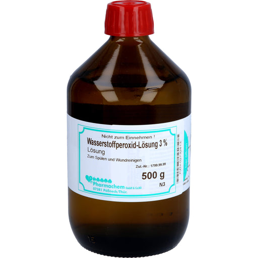 Wasserstoffperoxid Lösung 3%, 500 ml, 500 g LOE