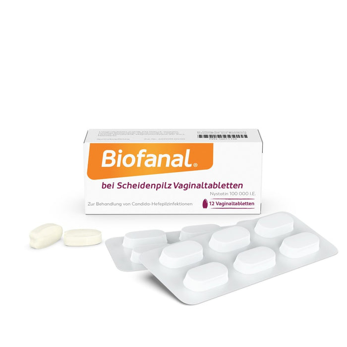 Biofanal Vaginaltabletten bei Scheidenpilz, 12 St. Tabletten