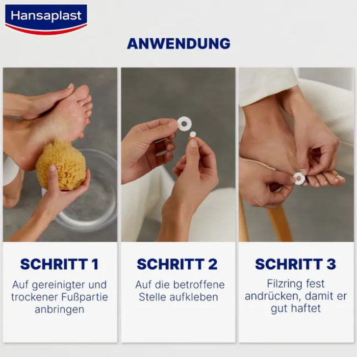 Hansaplast Hühneraugen-Druckschutzringe, 20 St. Pflaster