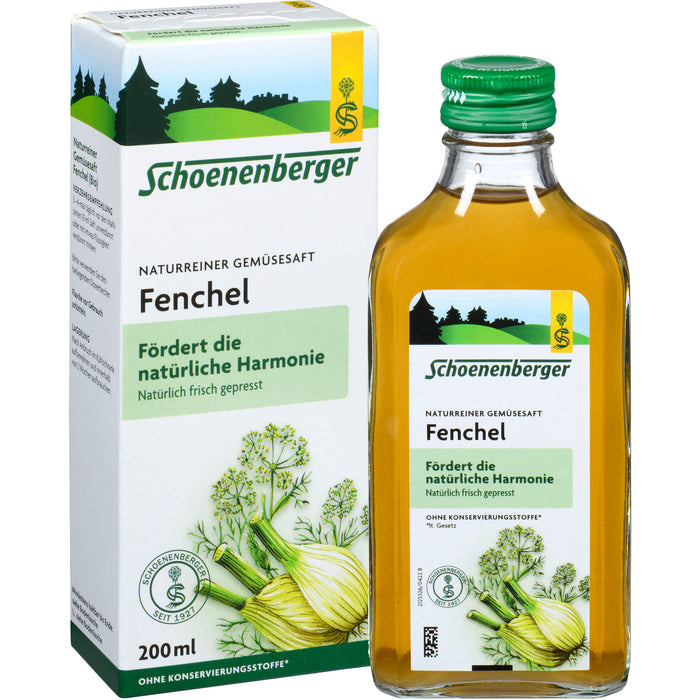 Schoenenberger Naturreiner Gemüsesaft Fenchel, 200 ml Lösung