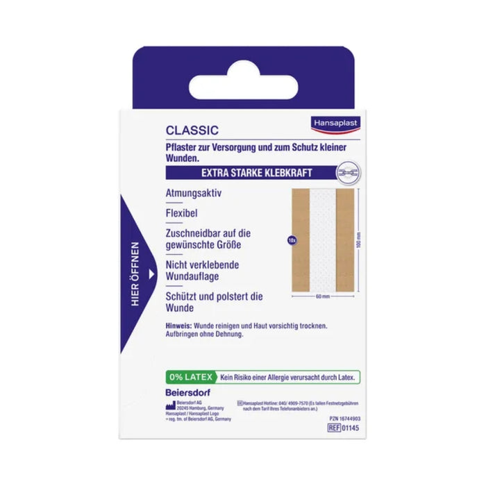 Hansaplast Classic Pflaster 5 m x 6 cm, 1 St. Pflaster