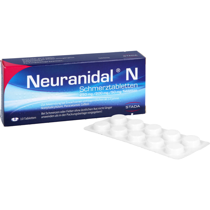 Neuranidal N Schmerztabletten, 10 St. Tabletten