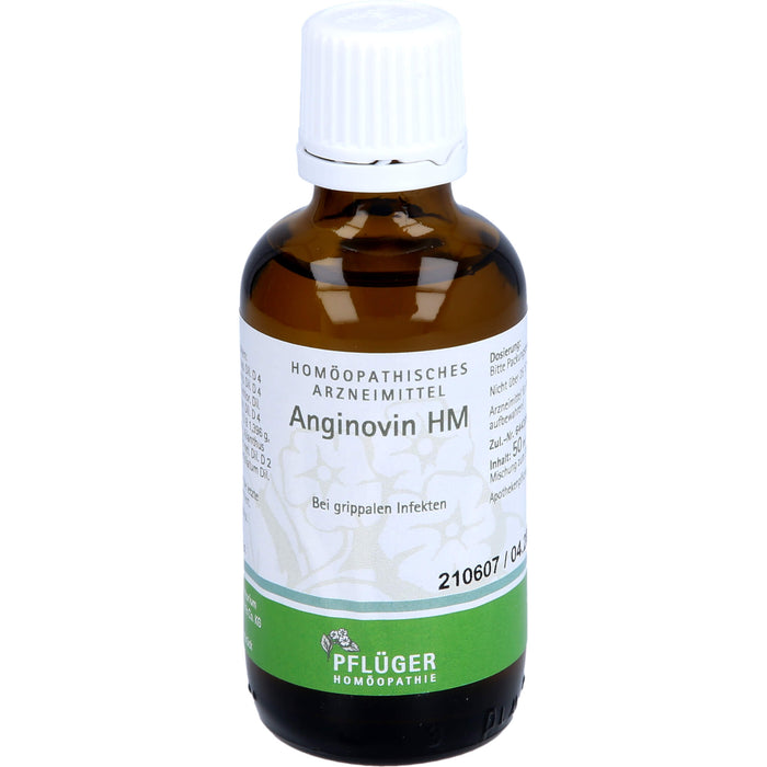 Pflüger Anginovin HM Tropfen bei grippalen Infekten, 50 ml Lösung