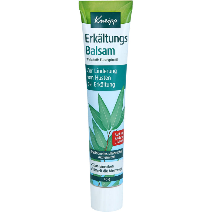 Kneipp Erkältungs Balsam zur Linderung von Husten, 45 g Creme