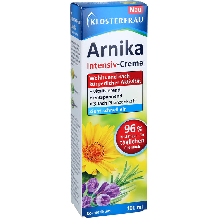 Klosterfrau Arnika Intensiv-Creme wohltuend nach körperlicher Aktivität, 100 ml Creme