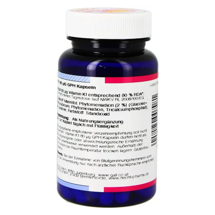 GALL PHARMA Vitamin K1 60 µg GPH Kapseln, 60 St. Kapseln
